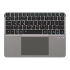New Multifunctional Model Foldable Bluetooth 5.0 Keyboard with Touchpad & Phone Holder For Phones Tablets PC